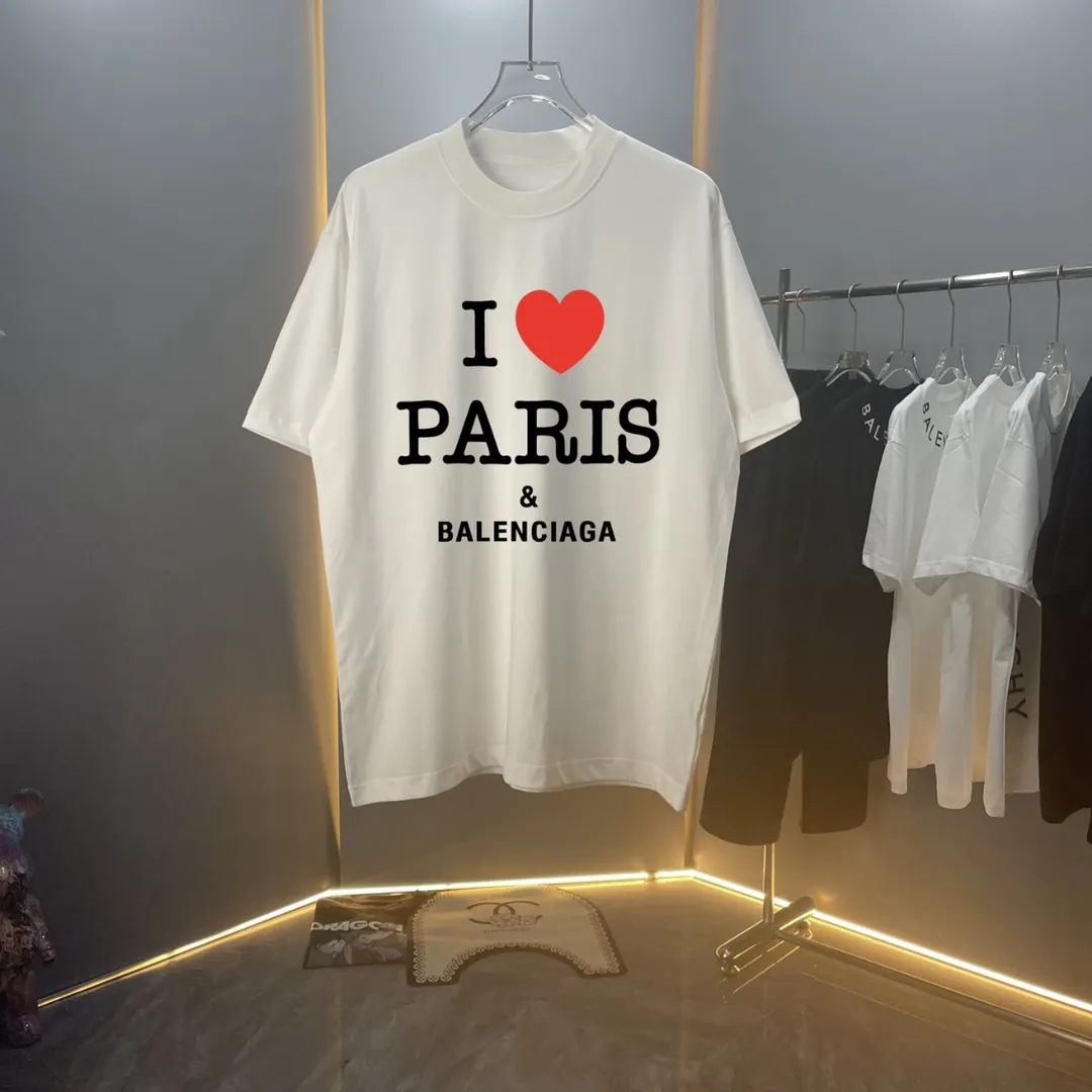 【 Quality】Balen 2024ss New Arrival T ， logo ， ， ， Versatile S M L XL XXL